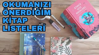 Okuma Listesi Kitap Önerisi ve Kitap Günlüklerim [upl. by Esenwahs]