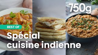 Nos 3 meilleures recettes de cuisine indienne  750g [upl. by Enaitsirk]