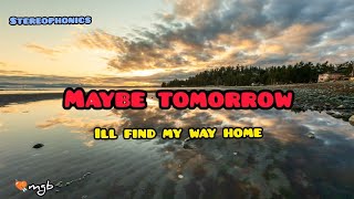 Maybe Tomorrow lyrics official 2022Stereophonics feat Crash movie soundtrack [upl. by Nannette547]