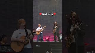 SOMEBODY PINCH ME🤯 ​EdSheeran bij hozier op Pinkpop edsheeran hozier worksong [upl. by Kuehn]