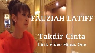 Fauziah Latiff Takdir Cinta m1 [upl. by Sucam]