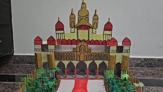 DIY Mysore Palace  School Project  Navaratri Golu Theme  navarathri model navarathri golu [upl. by Nel918]