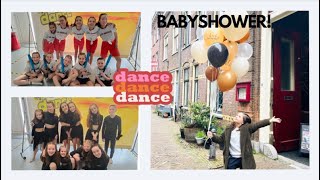 DANSWEDSTRIJD NK  BABYSHOWER van mijn moeder  Lizzys leven [upl. by Anerev]