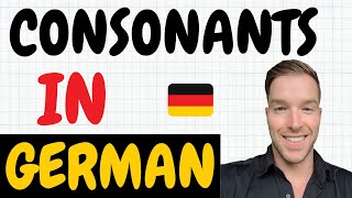 Full A1 German Beginner Course Lesson 3  Pronunciation of German Consonants  Part 1 [upl. by Seton]