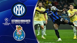 Inter vs Porto Extended Highlights  UCL Round of 16  Leg 1  CBS Sports Golazo [upl. by Radmen]