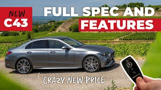 The all new C43 AMG Full specs features and INSANE price increase [upl. by Linell]