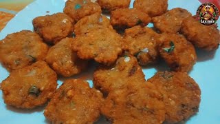 Masala Vada Recipe😋  LaxmisKitchen [upl. by Huei]