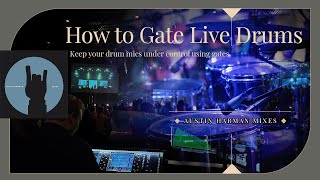 How to Use a Gate on Live Drums  Master Audio Engineer  Church Live Audio Mixing [upl. by Lewej229]