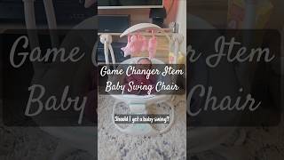 Baby Swing Chairbaby itemgamechangers cuterockingautomaticnewbornbabyitembabychair [upl. by Anwahsed]