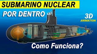 Como funciona um Submarino Nuclear  A incrivel engenharia por trás de um reator nuclear embarcado [upl. by Daveen399]