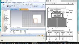 compact and flexible frequency reconfigurable antenna designCST Studio Tutorial03 design part [upl. by Gavrielle]