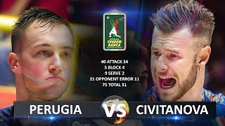 Perugia vs Civitanova  Italian Volleyball SuperLega 20232024 [upl. by Rennat]