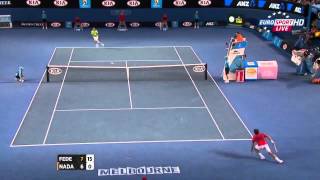 HD Federer Nadal Australian Open 2012 Highlights part 1 [upl. by Melita600]