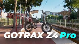 Gotrax Z4 Pro eBike  Fat tire folding frame [upl. by Nevak]