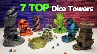 7 TOP 3D Printed Dice Towers for Your Tabletop Games [upl. by Witty118]