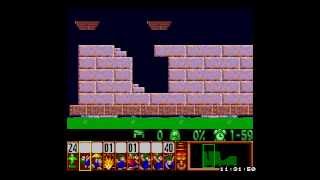 Lets Play Lemmings SNES Part 49 Arguably the hardest level [upl. by Lasser]