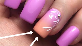 DEGRADADO PERFECTO con Esmalte Semipermanente  Tutorial paso a paso [upl. by Mariellen]