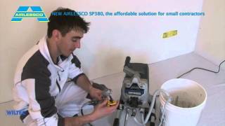 Wiltec  Airlessco SP380 Paint Sprayer [upl. by Yebba]