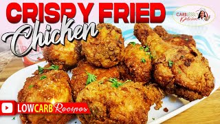 Keto Fried Chicken using Whey Protein Powder to replace flour ❤️ [upl. by Nason561]