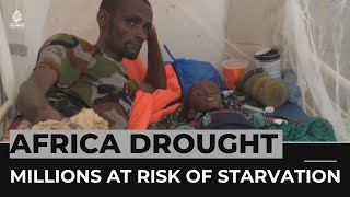 East Africa drought threatens millions with starvation Aid group [upl. by Akineg371]