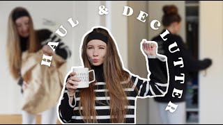 Kleiderschrank ausmisten amp aufräumen  Basics Haul  HerbstWinterkleidung amp capsule wardrobe 🧥 [upl. by Ettezzus211]