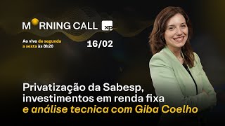 PRIVATIZAÇÃO da SABESP SBSP3 RENDA FIXA recomendação de Cemig CMIG4 e ANÁLISE TÉCNICA com Giba [upl. by Shanon657]