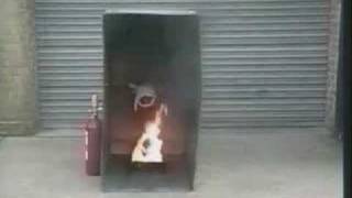 Automatic Co2 Fire Extinguisher Demo [upl. by Odrareve]