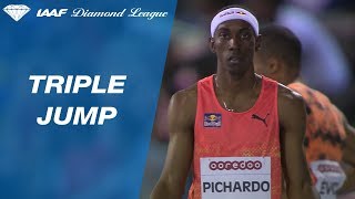 Pedro Pablo Pichardo Wins Mens Triple Jump  IAAF Diamond League Doha 2018 [upl. by Snah690]