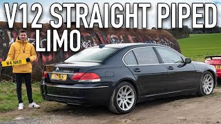 My Friends Straight Piped BMW 760LI Limo [upl. by Caresa]