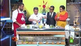 Berto Chicote David de Jorge y Martín Berasategui preparan sus guarrindongadas  En el aire [upl. by Cedric]