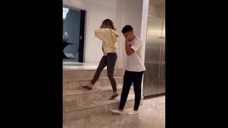 Perrie Edwards and Alex Oxlade Chamberlain  Stair Shuffle [upl. by Winzler712]