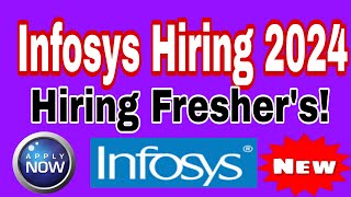 Infosys Off Campus Drive 2024  Hiring for Freshers as Process Executive [upl. by Alyahs]