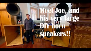 Meet Joe and his amazing DIY horn speakers [upl. by Kristo684]