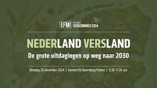 EFMI Nationale Verscongres 2024  Dinsdag 26 november as [upl. by Aniahs]