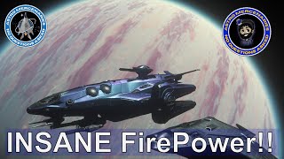 Redeemer  Star Citizen Bounty Hunting  The FirePower is Insane [upl. by Jonati]