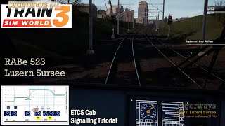 European Train Control ETCS Level 12 FS Cab Signaling – 1 Speed Control TSW tutorial [upl. by Dena]