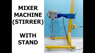 STIRRER MACHINE  MiXER MACHINE  DRUM MIXER  BLENDER  CHEMICAL DISPERSER WITH STAND [upl. by Armillda]