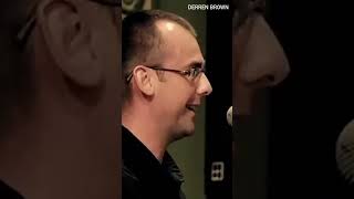 Derren Brown was NOT expecting this audience confession 😂 DerrenBrown Mentalist Illusionist [upl. by Aloeda]