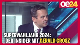 Superwahljahr 2024 Der oe24TVInsider mit geraldgrosz [upl. by Illil]