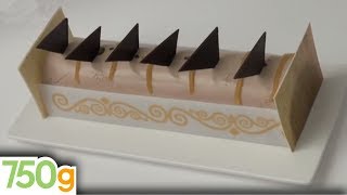 Recette de Bûche chocolatpassion  750g [upl. by Shing868]