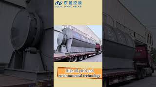 15ton waste tire to diesel oil pyrolysis distillation unit delivered to Ecuador [upl. by Vivyan]