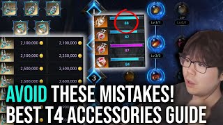 Lost Ark MUST WATCH BEST Tier 4 Accessories Guide How to gain DPS amp GOLD [upl. by Aeynod]