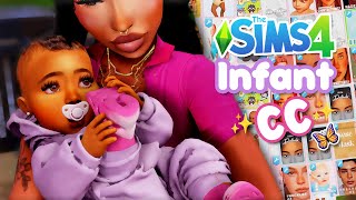 FINALLY INFANT CC FINDS SHOWCASE  LINKS💜👶🏽  Sims 4 [upl. by Enirhtac658]