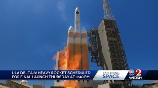 Delta IV Heavy Powerful rocket to take final flight from Cape Canaveral Space Force Station [upl. by Ecila]