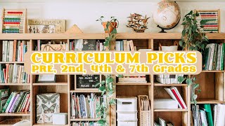 Homeschool Curriculum for Pre K 2nd grade 4th grade and 7th grade [upl. by Gareri417]