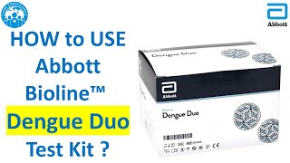 How to use Abottt Bioline Dengue Duo Test Kit  Bioline™ Dengue Duo  Test for Dengue Infection [upl. by Collimore]