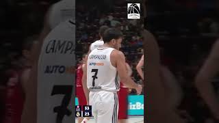 Falta Ofensiva Recibida a Facu Campazzo Armani Milan vs Real Madrid campazzo basketball euroliga [upl. by Anyah79]