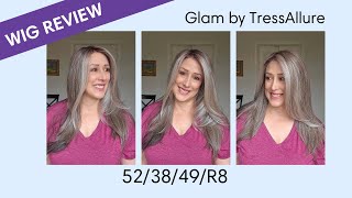 Glam Wig by TressAllure in 523849R8 Heat Friendly Lace Front Mono Top [upl. by Lyda]