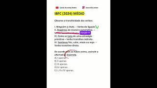 IBFC  Questão comentada questãocomentada concursopublico ibfc correios shorts [upl. by Barrada]