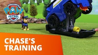 PAW Patrol  Chase’s Training  Ride N Rescue Toy Pretend Play Rescue For Kids [upl. by Oicnerual729]